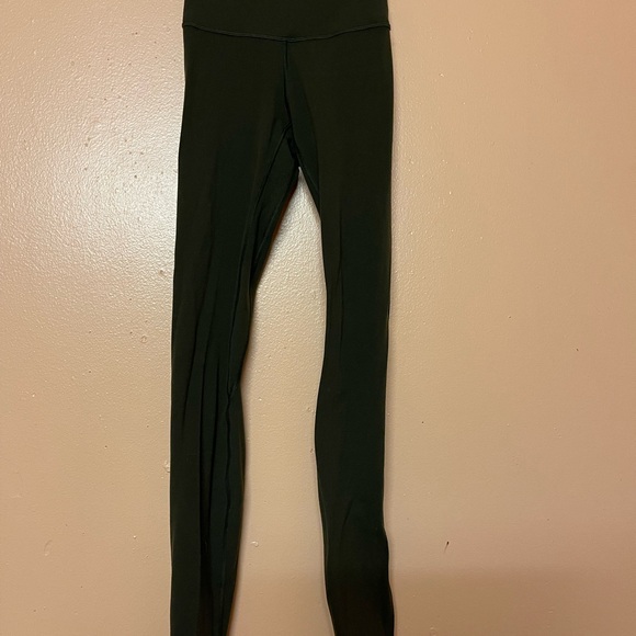 Lululemon Align High Rise Leggings Size 2 Olive Green - Picture 3 of 6